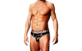 Prowler Oversized Paw Open Back Brief Black - Lingerie