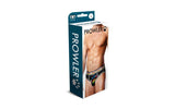 Prowler Oversized Paw Open Back Brief Black - Lingerie