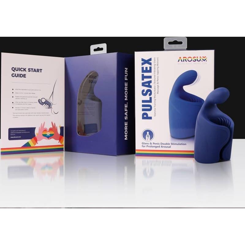 PulsateX Rechargeable Male Shaft and Glans Stimulator - Adult Toys