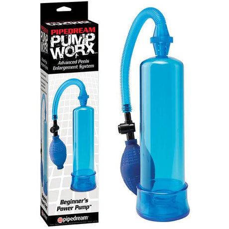 Pump Worx Beginner's Power Pump - Blue Penis Pump - PUMPS