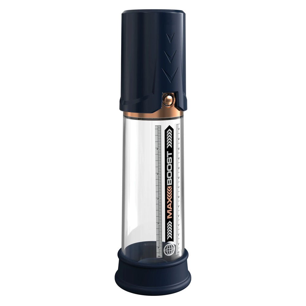 Pump Worx Max Boost - Blue Penis Pump - PUMPS