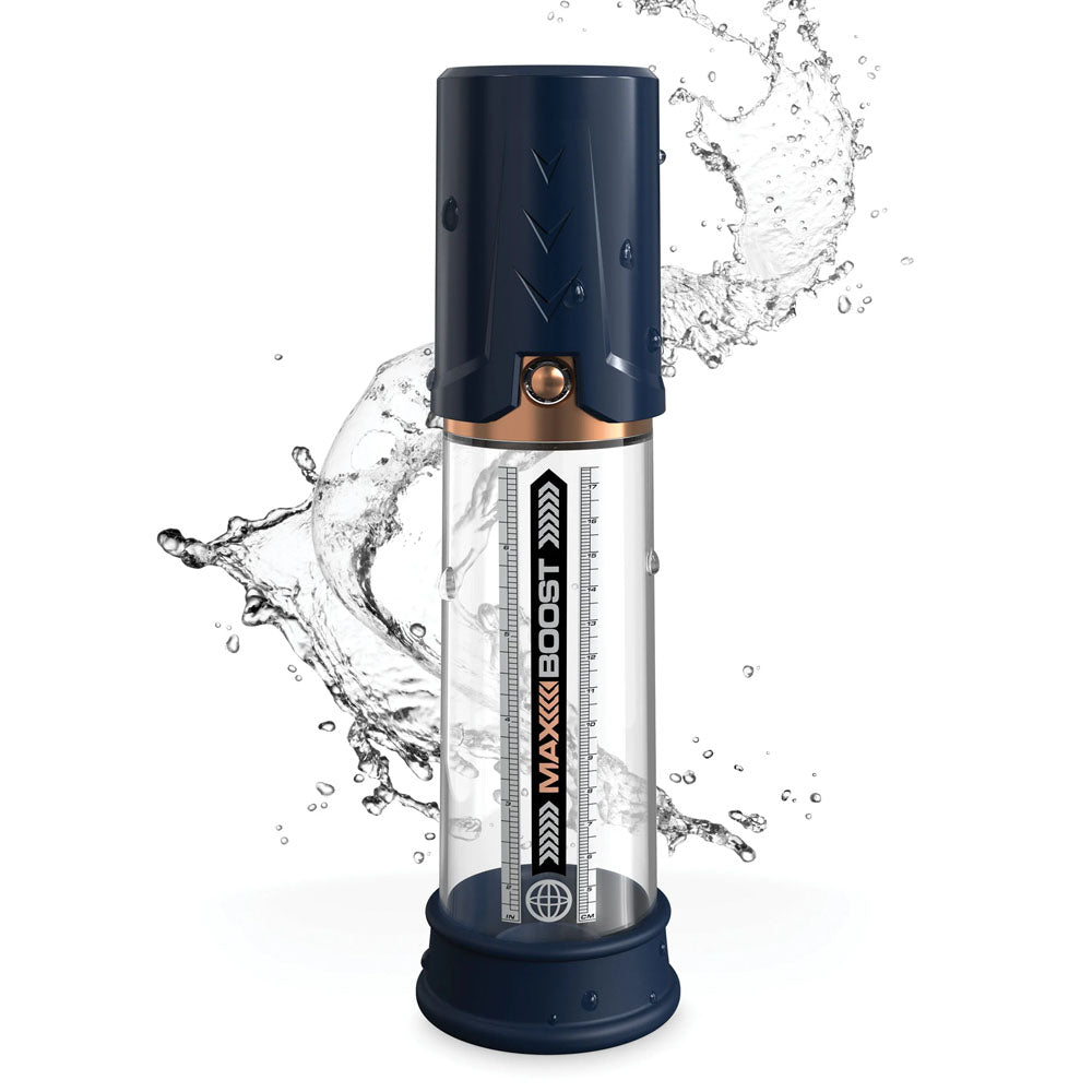 Pump Worx Max Boost - Blue Penis Pump - PUMPS