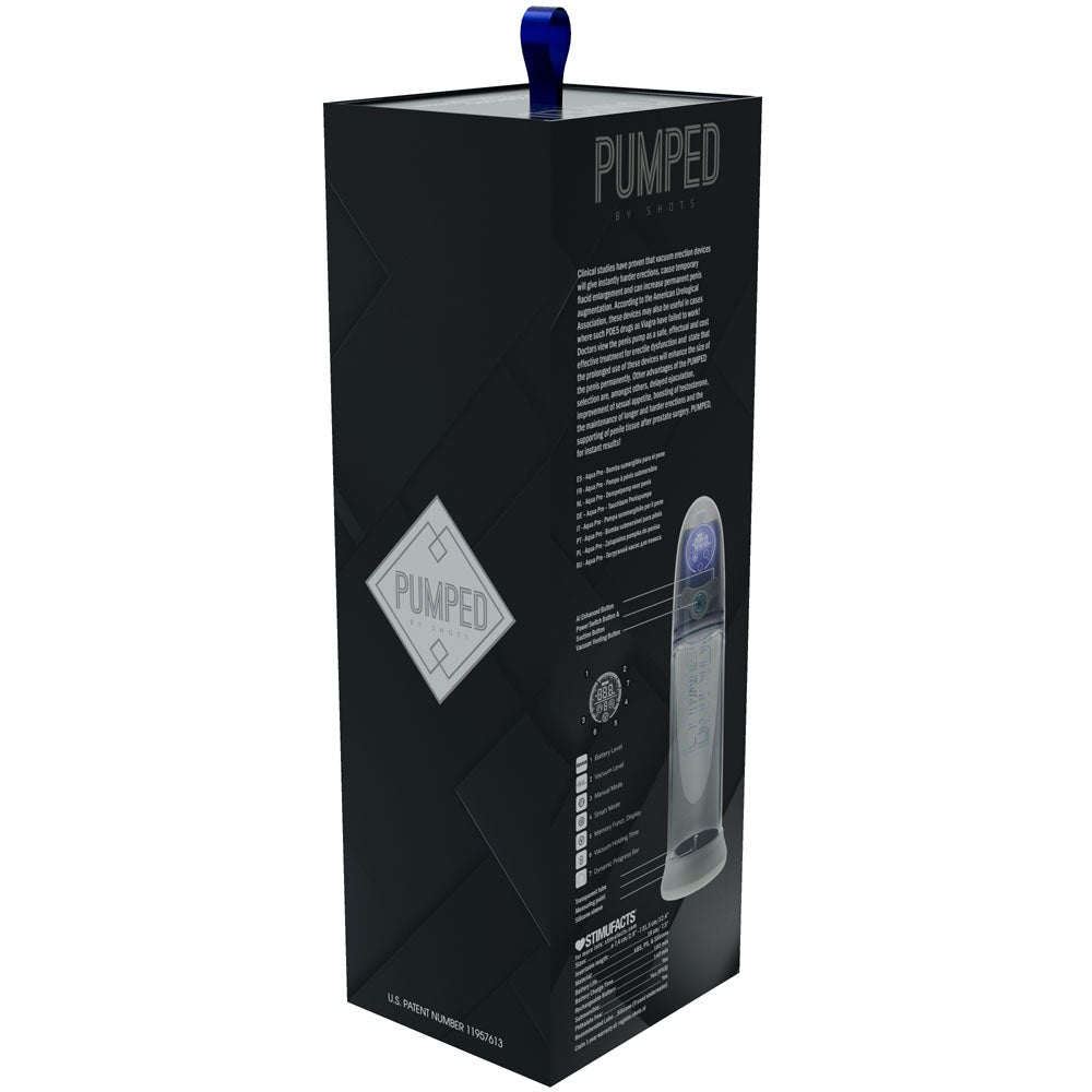 PUMPED Aqua - Pro Auto Pump - AI - Enabled Submersible Auto Penis Pump - PUMPS