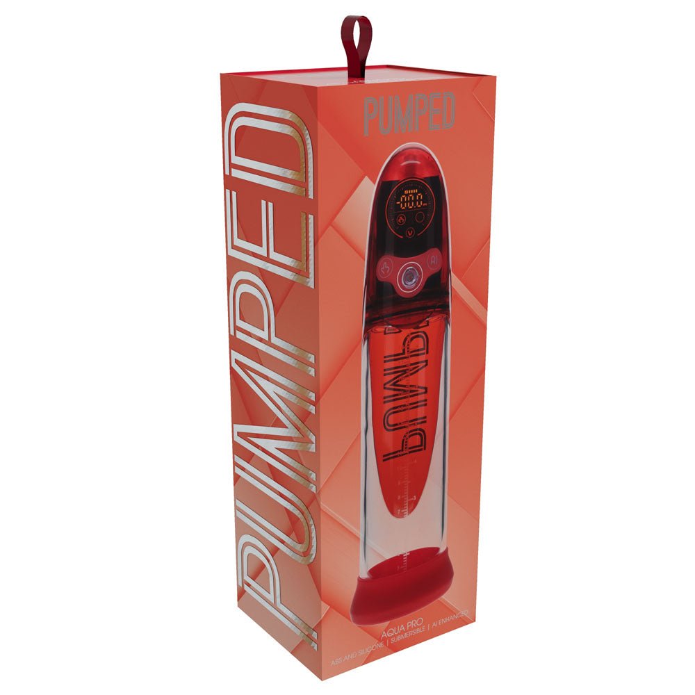 PUMPED Aqua - Pro Auto Pump - Red - PUMPS