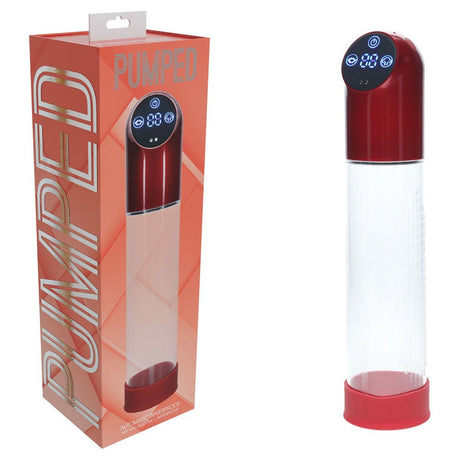 PUMPED Automatic Waterproof Pump - Metal Red - PUMPS