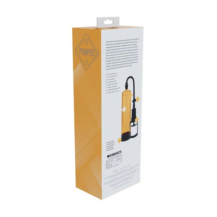 PUMPED Basic Pump 2 - Orange - Orange Penis Pump - PUMPS