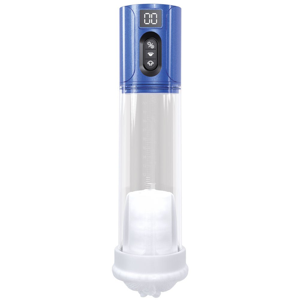 PUMPED HyperLift - Metallic Blue/Clear Rechargeable Auto Pump - PUMPS