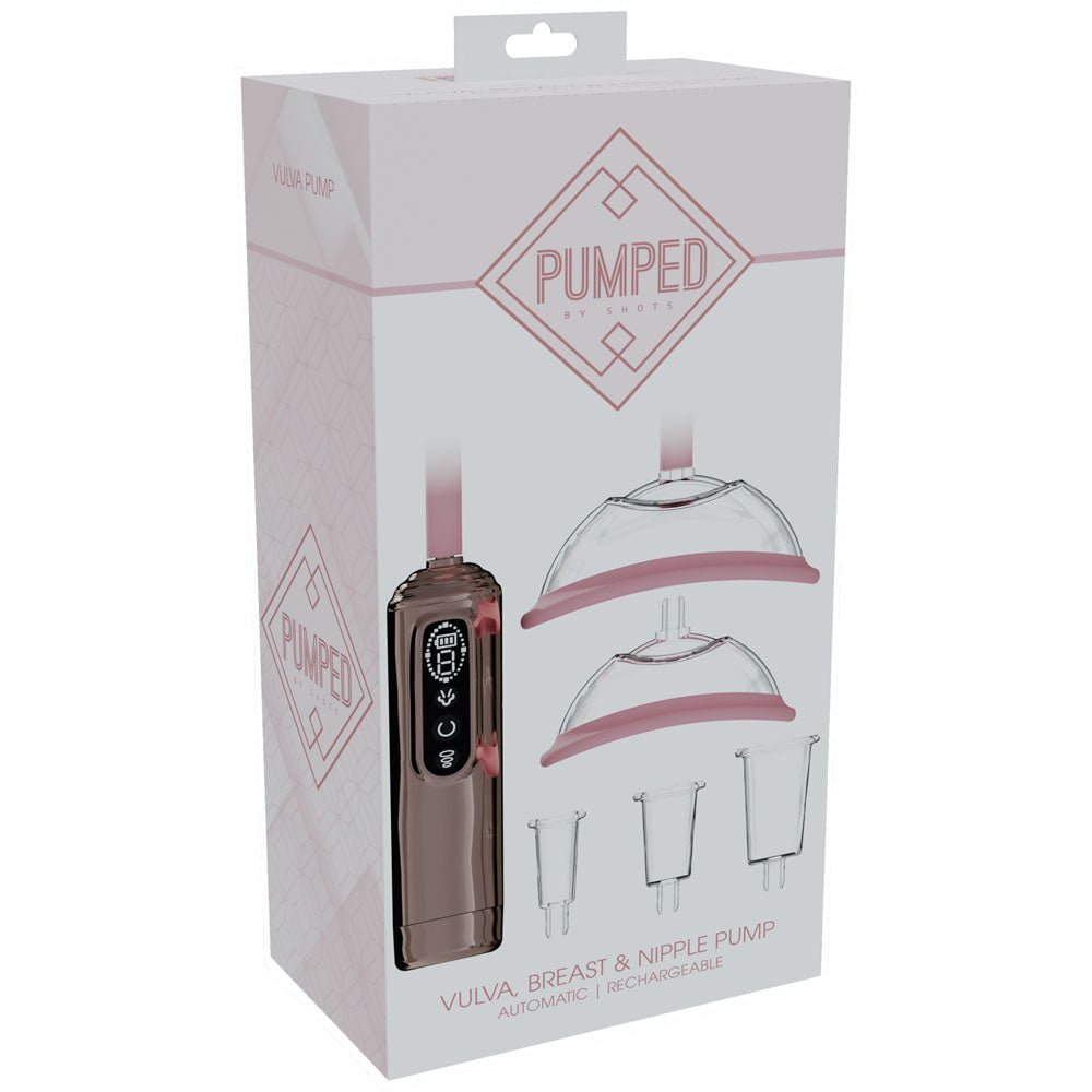 Pumped Rose Gold Nipple Breast Pump Intimate Set - PUMPS