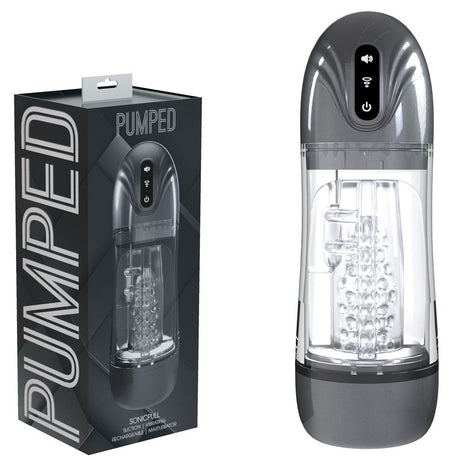 PUMPED SonicPull - Sucking And Vibrating Auto Masturbator - MASTURBATORS