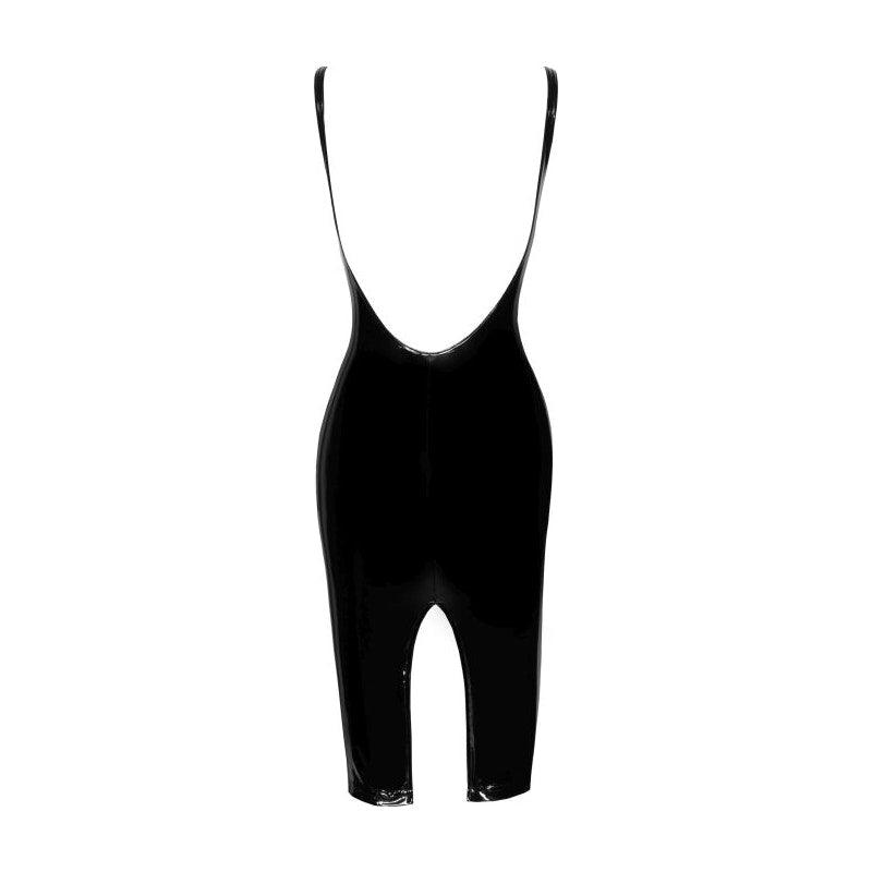 PVC Midi Dress w Front Zipper - Lingerie