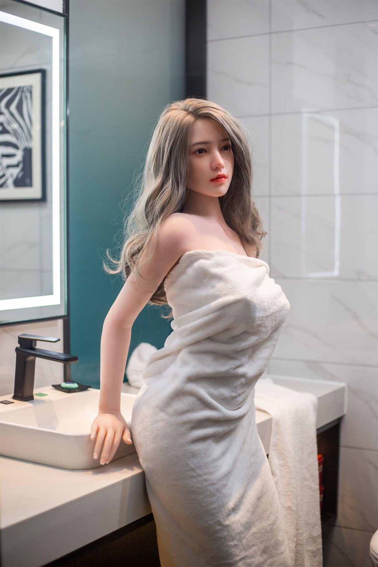 Qiang Qiang Qita Sex Doll TPE 170cm Body + Silicone Head - Sex doll