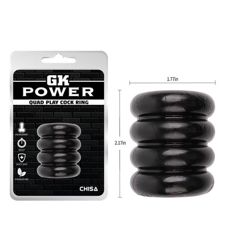 Quadplay Cock Ring Double Stimulation Cock Ring - Adult Toys