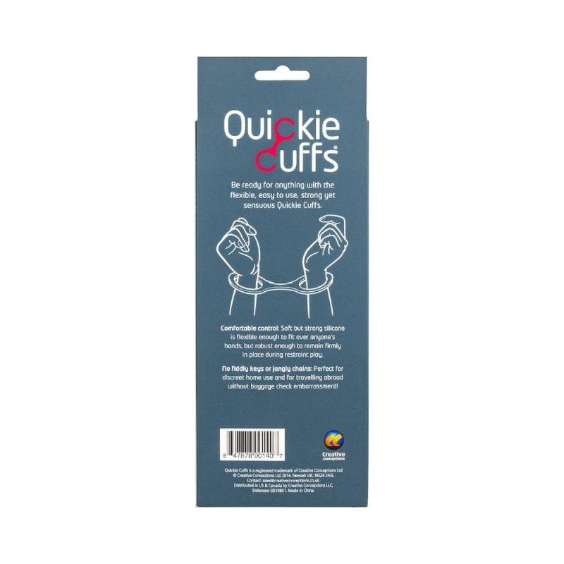 Quickie Cuffs Medium Black - Naughty by Nature Adult Store