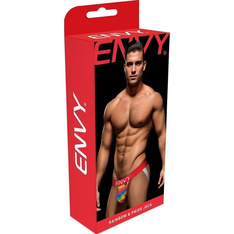 Rainbow Pride Jock Red - Lingerie