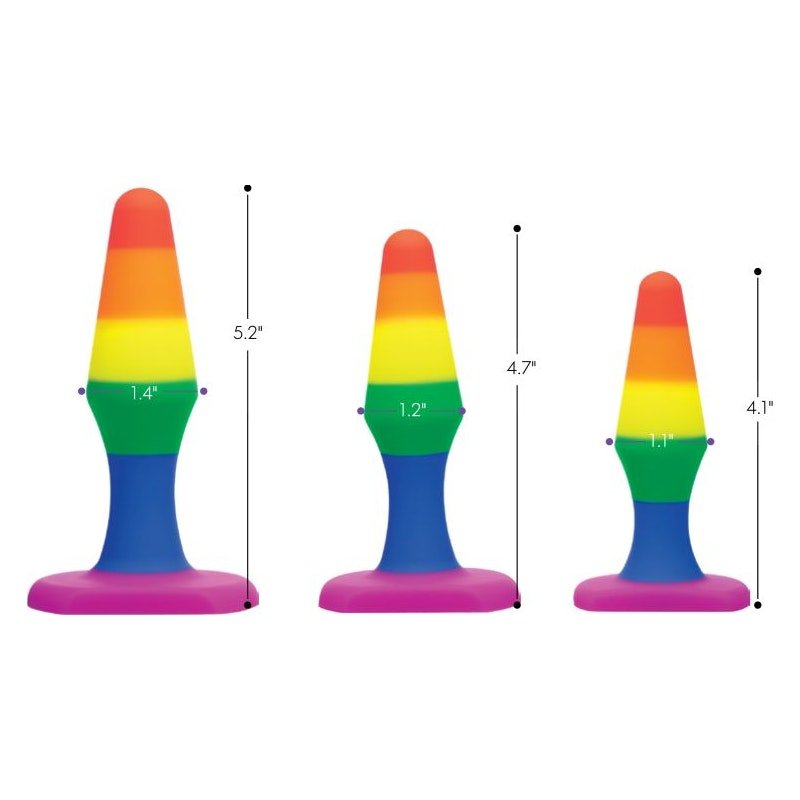Rainbow Ready Anal Trainer Set - Adult Toys