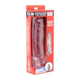 Realistic Clear Penis Enhancer and Ball Stretcher - Adult Toys