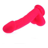 Realistic Cock w Balls Pink - Adult Toys