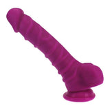 Realistic Dildo Ridged Shaft w Balls Pink - Naughty by Nature Adult Store