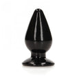 REALROCK 11.5 cm Anal Plug - Black - Black 11.5 cm (4.5'') Butt Plug - Anal Toys