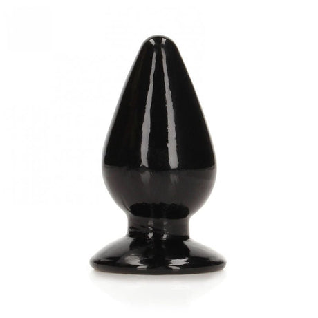 REALROCK 11.5 cm Anal Plug - Black - Black 11.5 cm (4.5'') Butt Plug - Anal Toys