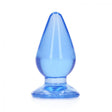 REALROCK 11.5 cm Anal Plug - Blue - Blue 11.5 cm (4.5'') Butt Plug - Anal Toys