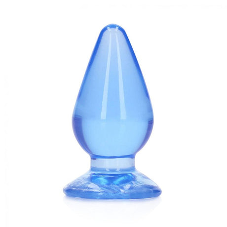 REALROCK 11.5 cm Anal Plug - Blue - Blue 11.5 cm (4.5'') Butt Plug - Anal Toys