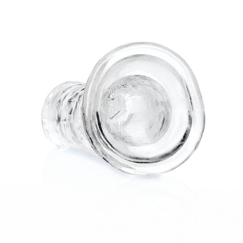 REALROCK 15.5 cm Straight Dildo - Clear - DONGS