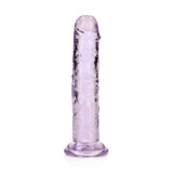 REALROCK 15.5 cm Straight Dildo - Purple - DONGS