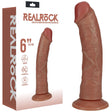 REALROCK 15cm Vibrating Cock - Tan - DONGS