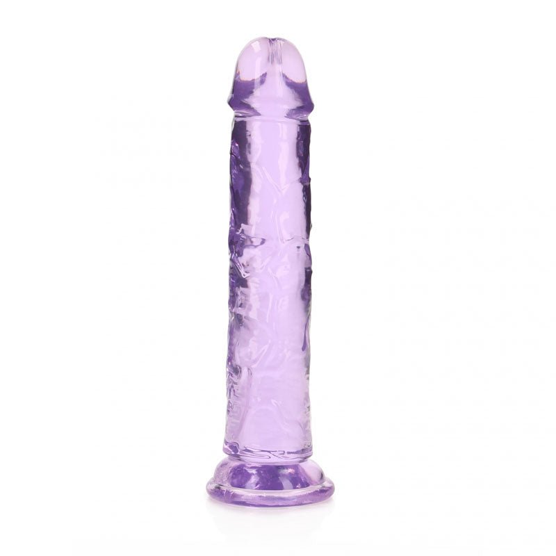REALROCK 18 cm Straight Dildo - Purple 18 cm (7'') Dong - DONGS