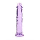 REALROCK 18 cm Straight Dildo - Purple 18 cm (7'') Dong - DONGS