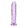 REALROCK 18 cm Straight Dildo - Purple 18 cm (7'') Dong - DONGS