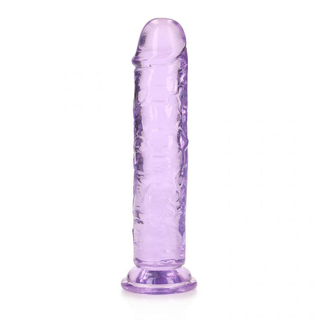 REALROCK 18 cm Straight Dildo - Purple 18 cm (7'') Dong - DONGS