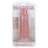 REALROCK 20cm Extra Thick Realistic Dildo with Suction Cup – Flesh - DONGS