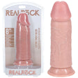 REALROCK 20cm Extra Thick Realistic Dildo with Suction Cup – Flesh - DONGS