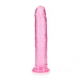 REALROCK 25cm Straight Pink Dildo – Suction Cup Base – Shots Toys - DONGS