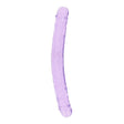 REALROCK 34 cm Double Dong - Purple - Purple 34 cm (14'') Double Dong - DONGS
