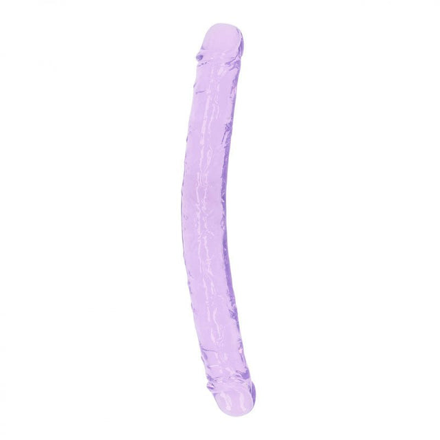 REALROCK 34 cm Double Dong - Purple - Purple 34 cm (14'') Double Dong - DONGS