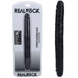 REALROCK 35cm Slim Double Dildo - Black - Black 35 cm (14'') Double Dong - DONGS