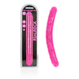 REALROCK 38 cm Double Dong Glow - Pink - Pink 38 cm (15'') Double Dong - DONGS