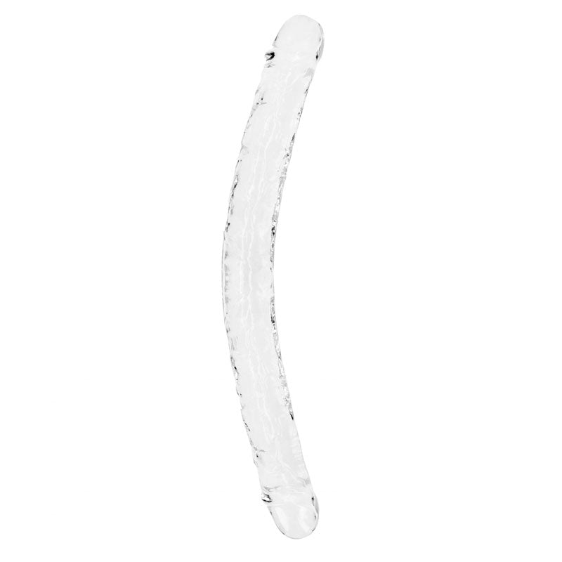 REALROCK 45 cm Double Dong - Clear - Clear 45 cm (18'') Double Dong - DONGS