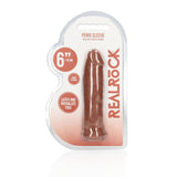RealRock 6 Inch Realistic Penis Sleeve 15.2cm Extension Sleeve - SLEEVES
