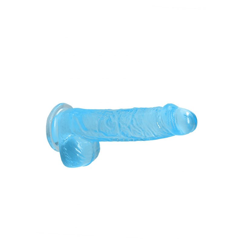 REALROCK 6'' Realistic Dildo With Balls - Blue 15.2 cm Dong - DONGS