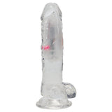 REALROCK 6'' with Balls Wireless Rechargeable LED Vibrating Dong - DONGS