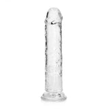 RealRock 7 Inch Straight Clear Dildo with Suction Cup – Shots Toys - DONGS