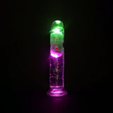 REALROCK 7'' No Balls Wireless Rechargeable LED Vibrating Dong - DONGS