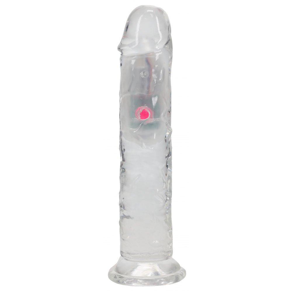 REALROCK 7'' No Balls Wireless Rechargeable LED Vibrating Dong - DONGS