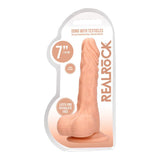 REALROCK 7'' Realistic Dildo With Balls - Flesh - DONGS