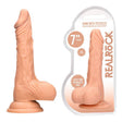 REALROCK 7'' Realistic Dildo With Balls - Flesh - DONGS