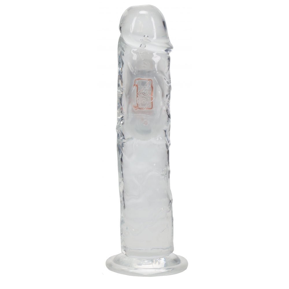REALROCK 8'' No Balls Wireless Rechargeable LED Vibrating Dong - DONGS